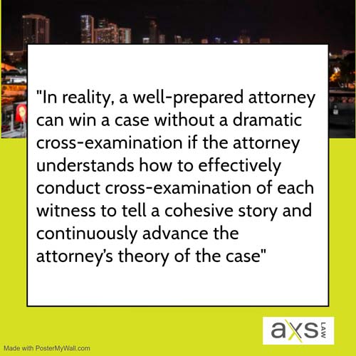 Cross-Examining a Witness