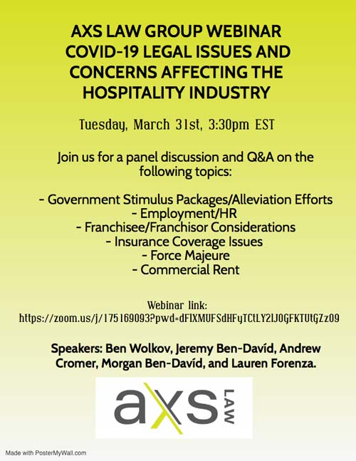 Axs Law Group Webinar